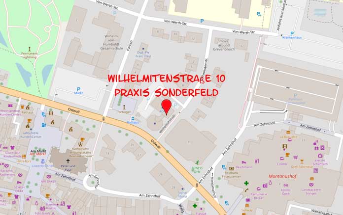 Anfahrt-Praxis Anfahrt Praxis Sonderfeld
